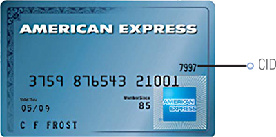 American Express CVV Code