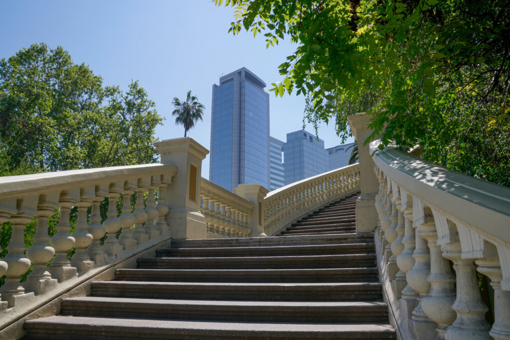 Treppe in Santiago de Chile