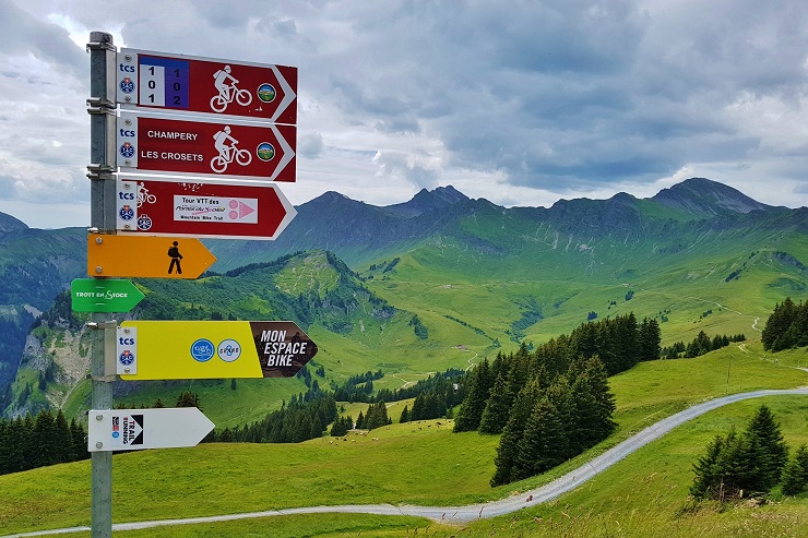 Overlooking the fields Things to do in the Champery Switzerland