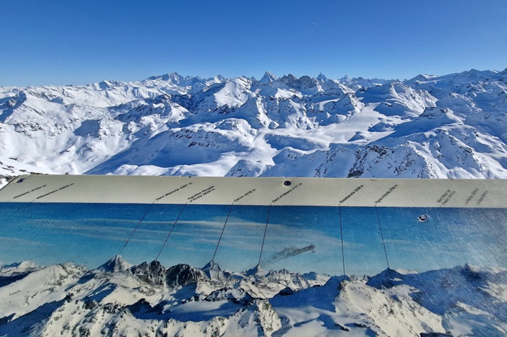 The view of matterhorn also nown as Cerivina from Mont Fort Switzerland